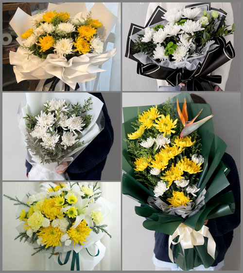 广东梅州市五华县长布镇嶂下村白事花束代送